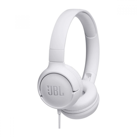 JBL T500 vezetékes fejhallgató, Fehér