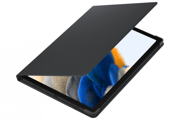 Galaxy Tab A8 Book Cover, sötétszürke