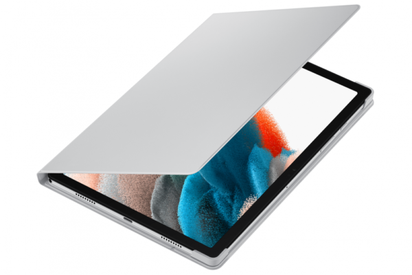 Galaxy Tab A8 Book Cover, Ezüst