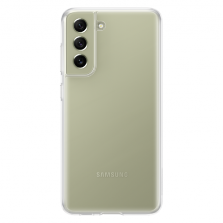 Samsung S21 FE prémium clear cover tok, Átlátszó