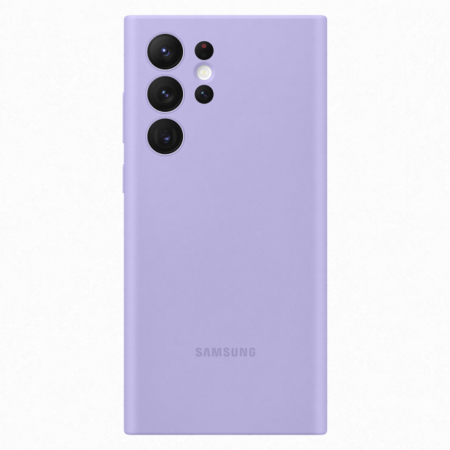 Samsung Galaxy S22 Ultra szilikon védőtok,Levendul