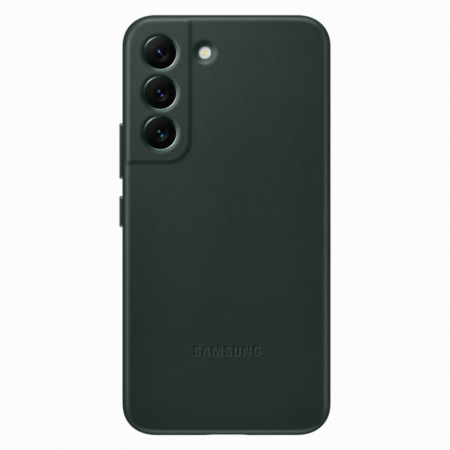 Samsung Galaxy S22 bőr hátlap, Zöld