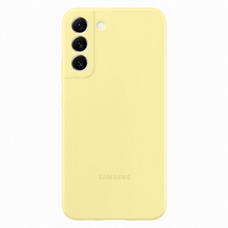 Samsung Galaxy S22 Plus szilikon védőtok, Sárga