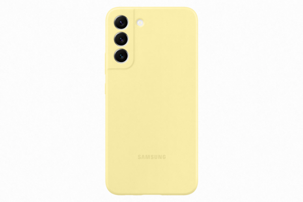 Samsung Galaxy S22 Plus szilikon védőtok, Sárga