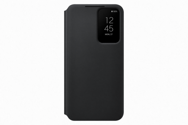 Samsung S22 smart clear view cover,Fekete