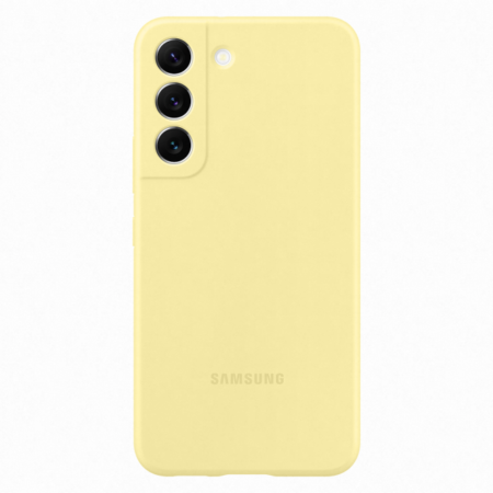 Samsung Galaxy S22 szilikon védőtok, Sárga