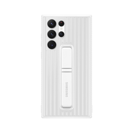 Galaxy S22 Ultra Protective Standing cover, Fehér