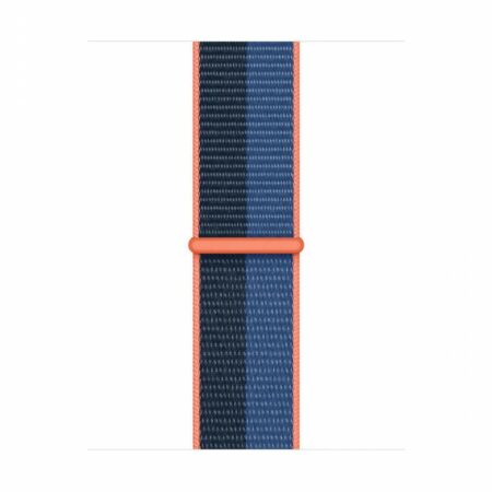 Apple Watch 41mm óraszíj, kék-naracssárga