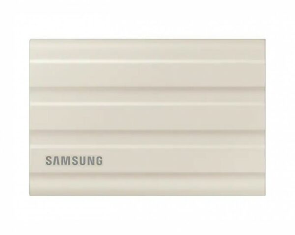 Samsung T7 Shield hordozható SSD,1TB,USB 3.2,Bézs