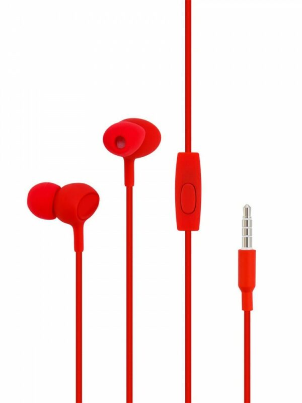 Cellect 3.5 jack sztereó headset, Piros