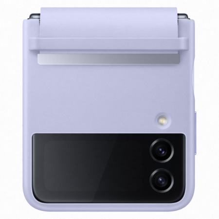 Samsung Galaxy Z Flip 4 bőr tok, Lila