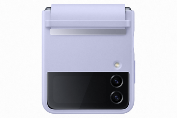 Samsung Galaxy Z Flip 4 bőr tok, Lila
