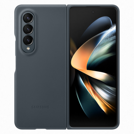 Samsung Galaxy Z Fold 4 bőr hátlap, Zöld