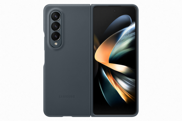 Samsung Galaxy Z Fold 4 bőr hátlap, Zöld