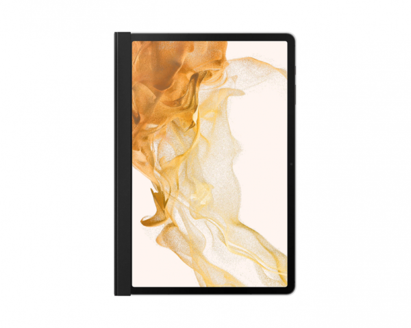 Samsung Tab S8 Plusz note view cover, Fekete