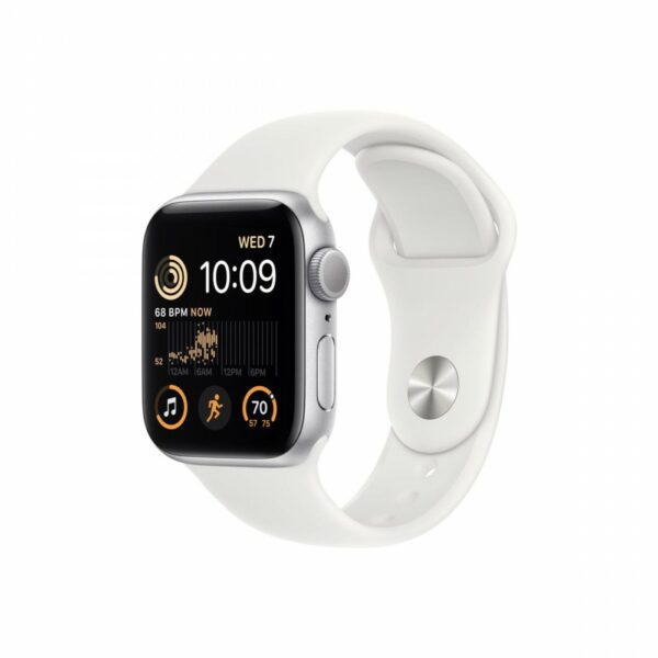Apple Watch SE2 GPS 40mm Ezüst tok, Fehér Szíj