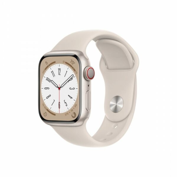 Apple Watch S8 GPS 41mm csillagfény színű tok