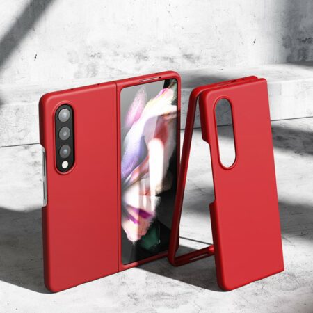 Samsung Z Fold 4 Gumírozott PC hátlap, Piros