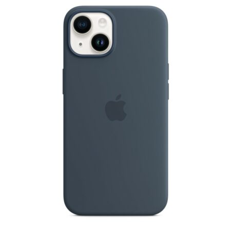 Apple iPhone 14 Plus Szilikon Magsafe tok,Viharkék