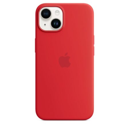 Apple iPhone 14 Plus Szilikon Magsafe tok,Piros