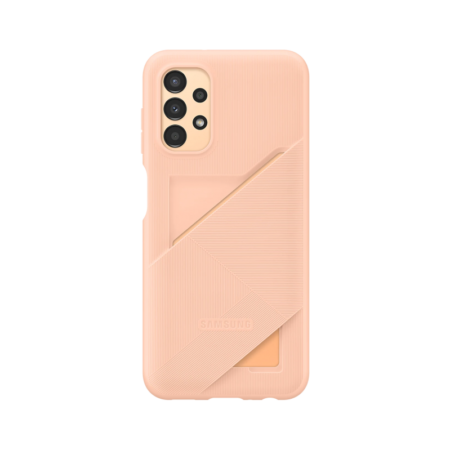 Samsung Galaxy A13 5G kártyatartós hátlap, barack
