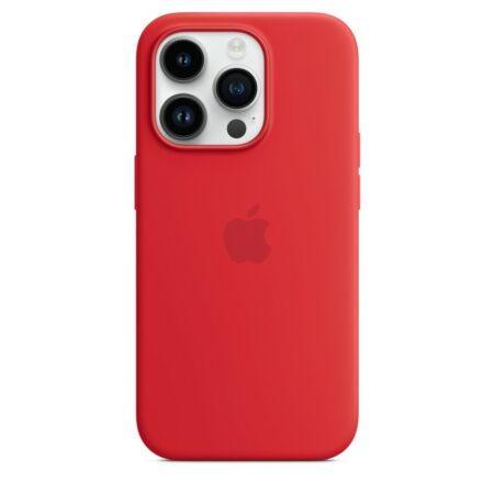 Apple iPhone 14 Pro Szilikon Magsafe tok,Piros
