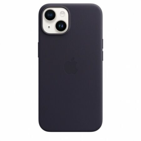Apple iPhone 14 Leather Case with magsafe,S.kék