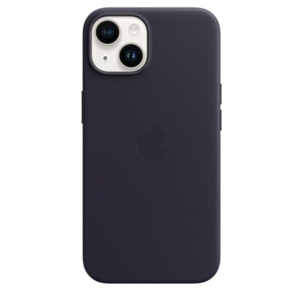 Apple iPhone 14 Leather Case with magsafe,S.kék