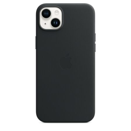 Apple iPhone 14 Leather Case with magsafe,Fekete