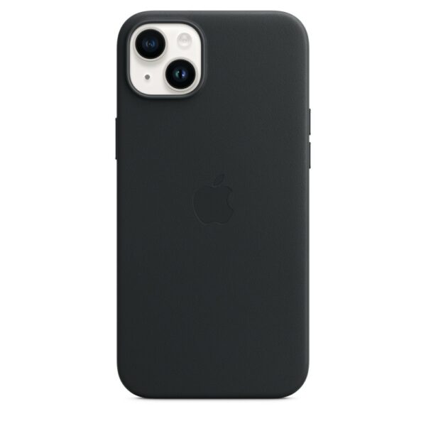 Apple iPhone 14 Leather Case with magsafe,Fekete