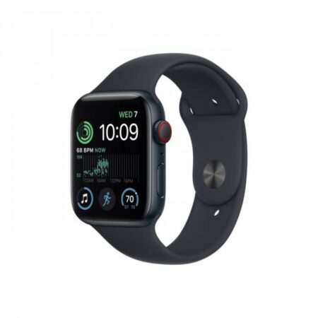 Apple Watch SE2 Cellular 44mm Fekete tok,Fek. Szíj