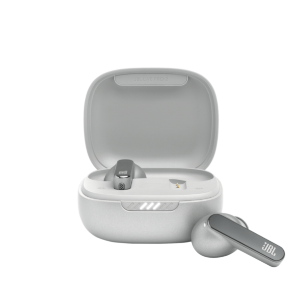JBL Live Pro2 TWS zajszűrős fülhallgató, Ezüst