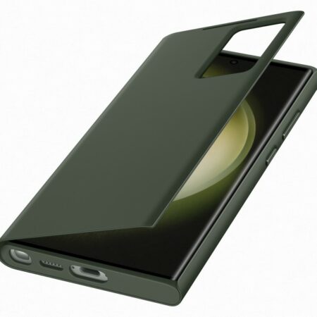 Samsung S23 Ultra smart view wallet tok, Khaki