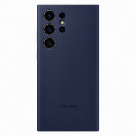 Samsung Galaxy S23 Ultra szilikon védőtok,Sötétkék