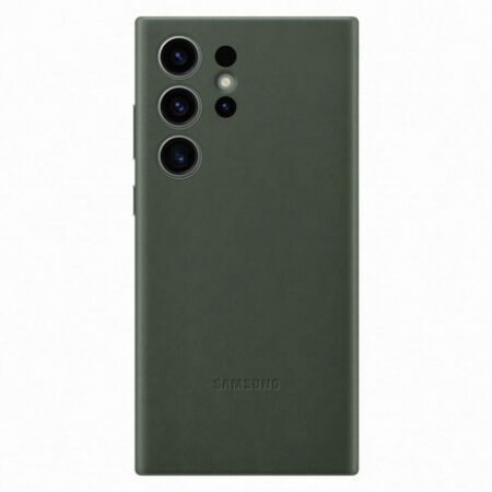 Samsung Galaxy S23 Ultra bőr hátlap, Zöld