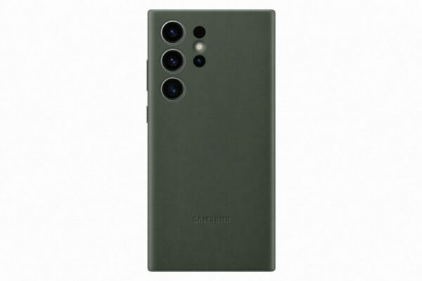 Samsung Galaxy S23 Ultra bőr hátlap, Zöld