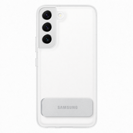 Samsung S22 Ultra clear stand cover, Átlát,sérült
