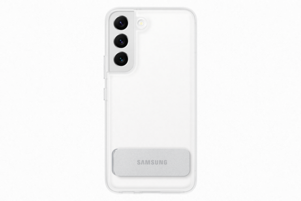 Samsung S22 Ultra clear stand cover, Átlát,sérült