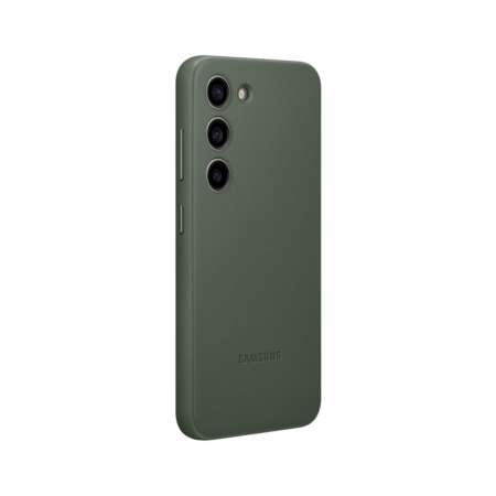 Samsung Galaxy S23 bőr hátlap, Zöld