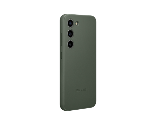 Samsung Galaxy S23 bőr hátlap, Zöld