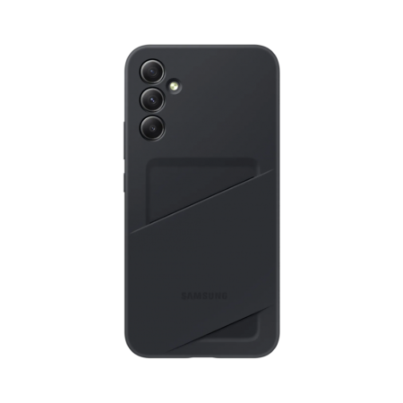 Samsung Galaxy A34 5G kártyatartós hátlap, Fekete