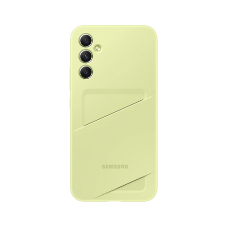 Samsung Galaxy A34 5G kártyatartós hátlap, Lime