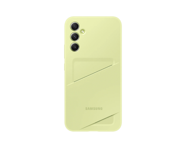 Samsung Galaxy A34 5G kártyatartós hátlap, Lime