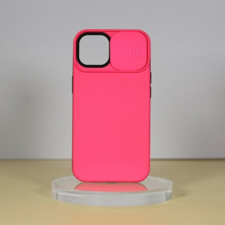 iPhone 14 Pro TPU+PC csúsz. kameravédős tok,Pink