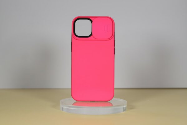 iPhone 14 Pro TPU+PC csúsz. kameravédős tok,Pink