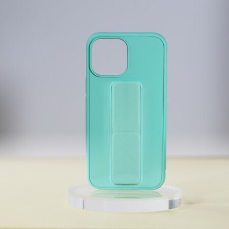 iPh 14 Pro Max TPU+PC gumír. kitámaszt. tok,Türkiz