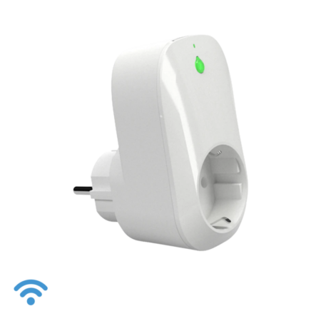 Shelly Plug WiFi-s okoskonnektor, fogyasztásmérőve