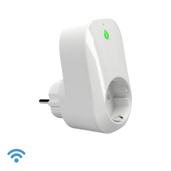 Shelly Plug WiFi-s okoskonnektor, fogyasztásmérőve