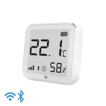 Shelly PLUS H&T WiFi + BT pára- és hőmérs.szenzor
