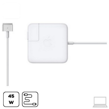 Apple Magsafe 2 Adapter, 45W (Macbook Air),Fehér